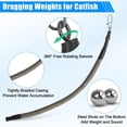 thumbnail image 3 of Dragging Weights for Catfishing, 5pcs Rattle Snake Dragging Weights No Snag Sinkers Dragging Drift Weight for Trolling Drifting Bottom Bouncing Snagless Catfish Sinkers Tackle Gear, 3 of 8