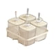 thumbnail image 4 of Caja de condimentos dividida con cuchara, contenedor de almacenamiento de azúcar, tarro de condimentos, tarro de condimentos para comedor, fiesta, 4 cuadrícula, 4 of 8