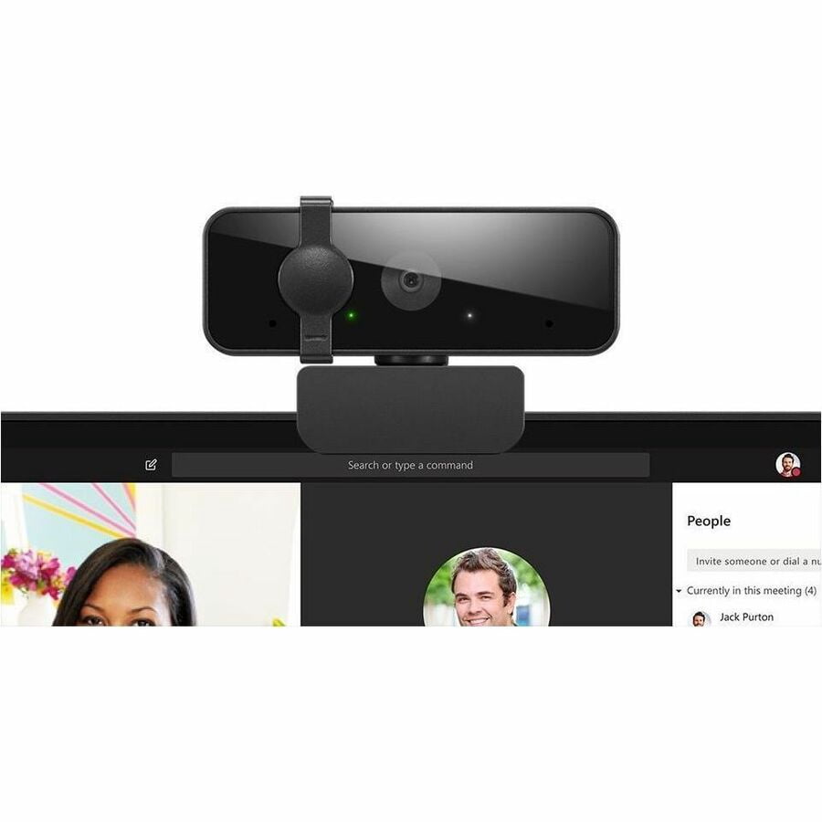Lenovo Essential Webcam, 30 fps, Black, USB 2.0 Type A
