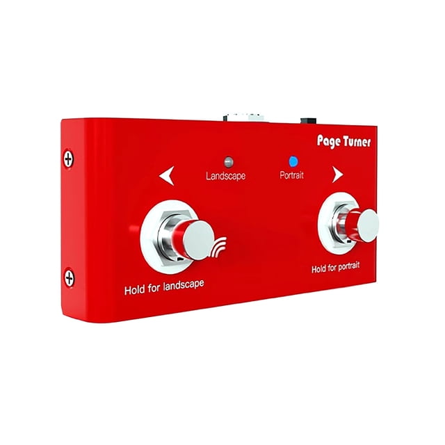 ARCADORA Wireless Page Turner Pedal for Musicians, Easy Page Turning During Performances, Multiple Modes Available