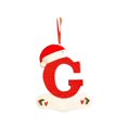 thumbnail image 1 of Adornos de letras para árbol de Navidad, adornos de letras de la A a la Z, colgantes decorativos, letras del alfabeto de Navidad para árbol de Navidad, manualidades, decoración navideña., 1 of 6