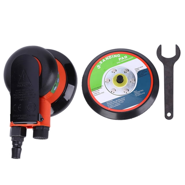 Air Tool,5in Pneumatic Sander Alloy Air Sander Polishing Machine Rugged and Tough