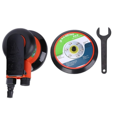 

Daboolka 5in Pneumatic Sander Alloy Hand Sanding Polishing Machine Air Tool for Car Stone