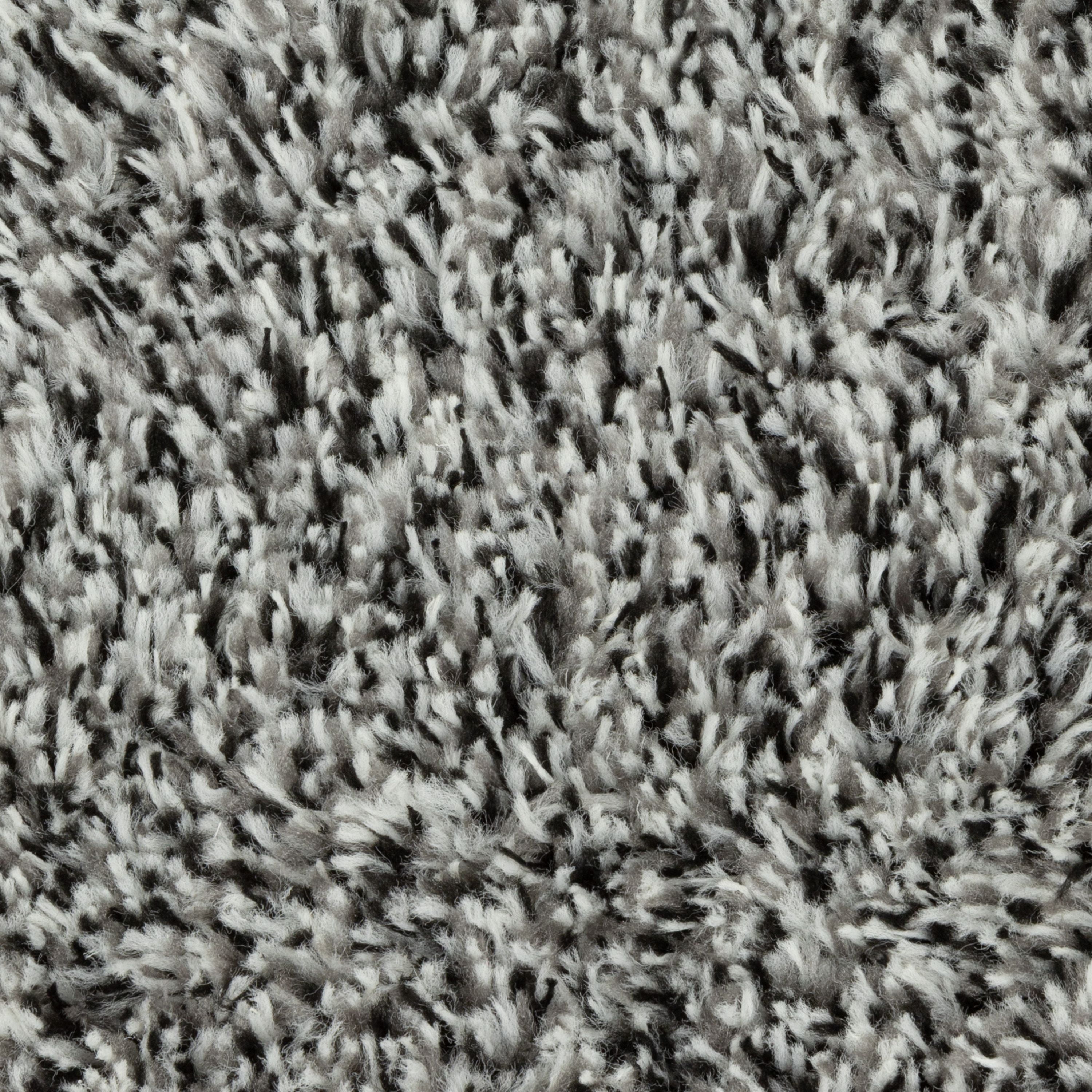 (2 pack) Mainstays Confetti Black Gray Shag Youth Indoor Area Rug, 3'x 4'8"
