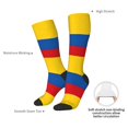 thumbnail image 5 of Colombian Flag Knee High Socks for Women Long Leg Warmers Socks, 5 of 7