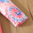 thumbnail image 6 of Tiijoy Toddler Girls Tie Dyed Outfits Long Sleeve Round Neck T-Shirt Pants Set for Kids, 6 of 8