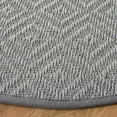 thumbnail image 3 of SAFAVIEH Natural Fiber Cinaed Bordered Area Rug, Light Grey/Grey, 6' x 6' Round, 3 of 10