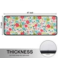 thumbnail image 5 of Kitchen Rugs Sets Of 2,Pioneer Flower Floral Print Pattern Anti Fatigue Kitchen Mat Rugs Non Slip Washable,Decorative Kitchen Floor Mats for Kitchen,Sink,Laundry,17"x47"+17"x47", 5 of 5