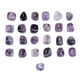 thumbnail image 4 of 25 piezas de piedras de runas, cristal grabado de brujería irregular para meditación, decoración para hogar, regalos de año , artes y manualidades amatista Hugo piedras naturales, 4 of 4