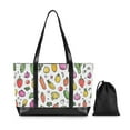 thumbnail image 7 of FORMRS Laptop Tote Bag for Women with 15.6" Computer Compartments Handbag, Various Vegetables Pattern, 7 of 7
