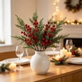 thumbnail image 5 of 2026 Christmas Home Party Decoration Christmas Artificial Branches For Vase Fillers Home Table Mantel Christmas House Decor Christmas Celebration Party Supplies, 5 of 7