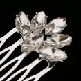 thumbnail image 4 of 1 par de peine de pinza de pelo de pers de de imitación de cristal para novia, diadema de boda Rhinestone- Pta Colcomx Pinza de pelo de boda, 4 of 8