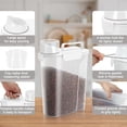 thumbnail image 5 of Barhoo Airtight Pet Food Storage Container Dog Cat Food Dispenser with Sealing Ring Measuring Cup Kitchen Organizer Easy Pour Spout Transparent Freshness Lock Storage for Dry Food Treats, 5 of 6