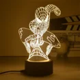 thumbnail image 1 of Figuras de acción de para niños, lámpara LED 3D de Ironman, Spiderman, lámpara de dormitorio, juguetes, modelo de Decoración, regalo, 1 of 3