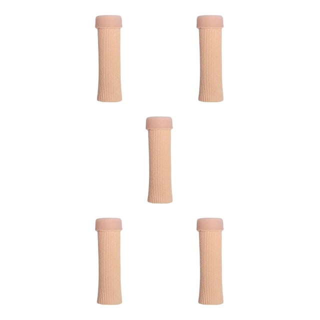 Minnieouse Corrector de dedos tubo de silicona cubierta del dedo del pie transpirable multiusos herramienta de separación de larga duración Type8 NO8