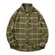thumbnail image 1 of Camisas s Para Hombre Camisa con capucha a cuadros informal de negocios de primavera y otoño para hombres (AG, XXL), 1 of 5