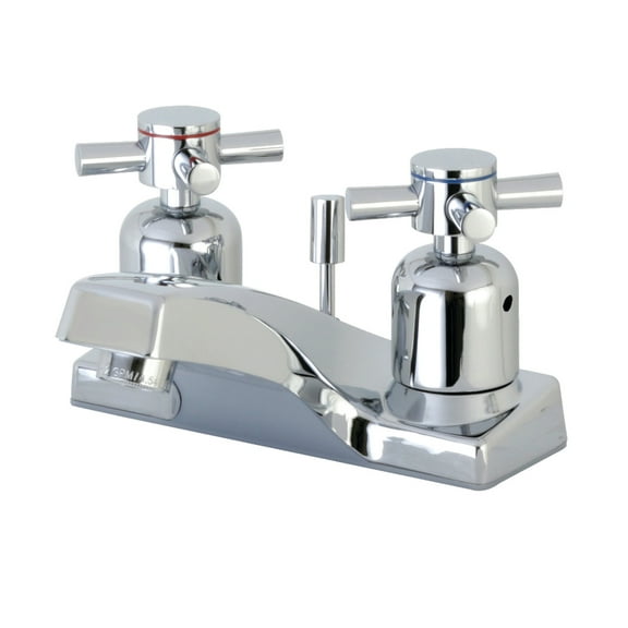 Kingston Brass FB201DX 4 in. Centerset Mounted Bathroom Faucet, Polished Chrome