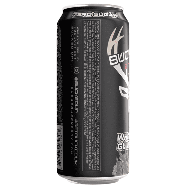 Bucked Up Energy Drink, Sour Gummy Deer, 16 fl oz Cans, 12 Pack