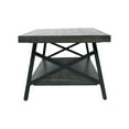 thumbnail image 3 of Wallace & Bay Chandler 48 In Rustic Open Storage Coffee Table, Antique Gray, 3 of 6
