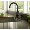 thumbnail image 4 of Noell Single-Handle Standard Kitchen Faucet with Side Sprayer in Mediterranean Bronze, 4 of 8