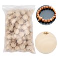 thumbnail image 4 of Craft Wood, Hand-made DIY Wood Beads Multi-purpose  For Hand-made, 4 of 8