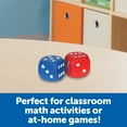thumbnail image 4 of Learning Resources 6-Sided Foam Early Math Skills Dice,Blue/ Red, 2 Count, 4 of 6