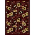 thumbnail image 2 of Joy Carpets 1509C-04 Feeling Lucky Chocolate 5 ft. 4 inch x 7 ft. 8 inch 100 Pct.  STAINMASTER Nylon Machine Tufted- Cut Pile, 2 of 3