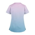 thumbnail image 4 of Aofany Flash Picks! Womens Nursing Scrub Tops Working Uniform Short Sleeve V Neck Workwear Blouse T-shirt with Pockets, 4 of 4