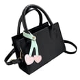 thumbnail image 3 of Bolso de mano para mujer, regalo informal, bolso de hombro para mujer, para el trabajo, noche, otoño e invierno Negro Yuyangstore  Bolso de mano, 3 of 8