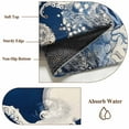 thumbnail image 2 of Beige Octopus Coastal Area Rug 3x5 Washable Rug Non Slip Navy Blue Nautical Ocean Coral Large Area Rug Indoor Floor Carpet for Entryway Bedroom Kitchen Living Room Home Office Dining Room Nursery, 2 of 8