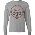 thumbnail image 3 of Inktastic I Love Coffee Long Sleeve T-Shirt, 3 of 5