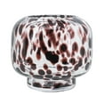 thumbnail image 3 of A&B Home Glass Vase with Maroon Tortoise Pattern 6.3" x 6.3" x 5.7", 3 of 6