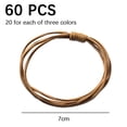 thumbnail image 2 of Corbata para el pelo para mujer, soportes para cola de caballo, accesorios para el cabello elegantes para niñas, fijador de trenzas, 60 unidades, 2 of 6
