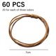 thumbnail image 2 of Corbata para el pelo para mujer, soportes para cola de caballo, accesorios para el cabello elegantes para niñas, fijador de trenzas, 60 unidades, 2 of 6