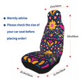 thumbnail image 6 of Haiem Cinco De Mayo Floral Printed Car Seat Covers Set of 2, Universal Fit Car Seat Covers,Protective Seat Covers,Comfortable Car Seat Covers, Easy Installation Seat Covers, Vehicle Seat Covers, 6 of 9