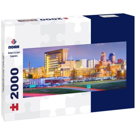 Noah Jigsaw Puzzle Durham, North Carolina, USA downtown city skyline panorama 2000 pieces