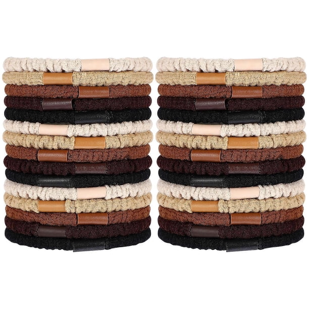 25Pcs Women Hair Ties Ponytail Holders Hair Elastic Bands Hair Accessories for Thick or Thin Hair