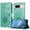 Green, variant on Decase Wallet Case for Google Pixel 8 Case with Card Holder,Sunflower Pattern Leather Phone Case with Kickstand Magnetic Closure Shockproof Cover Fits for Google Pixel 8,Purple