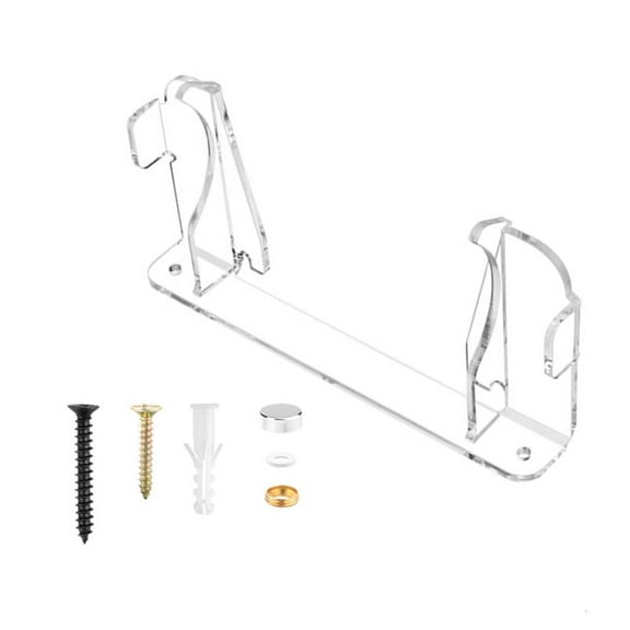 Necvior Space-Saving Wall Holder Acrylic Wall Mount Bracket for Flip 4/5/6 Speakers