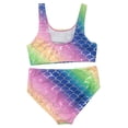 thumbnail image 2 of Just Love Girls Two Piece Bathing Suits Swimwear for Girl (Mermaid Rainbow, 5-6 Years), 2 of 2