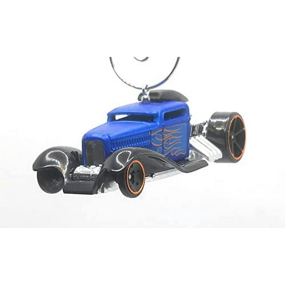 Christmas Ornament for Mid Mill Hot Rod Blue
