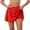Red, variant on Jane Wardrobe Women's 2-in-1 Skort, High Waist Pleated Sun Skirt with Liner, 1PC, One Size