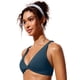 thumbnail image 4 of Top de Bikini CRZ YOGA con Frente Torcido y Tirantes Cruzados Azul XL, 4 of 5