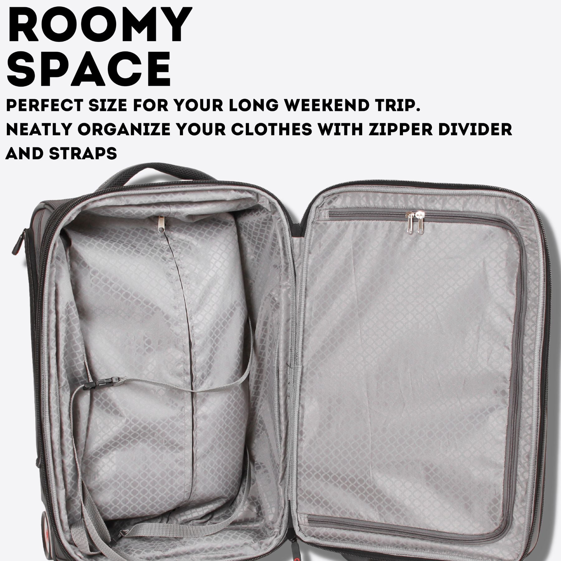J World Ray Business Carry-on Rolling Backpack, Black