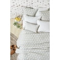 thumbnail image 3 of 26" x 26" Liam Sky Handcrafted Cotton Euro Sham - Machine Washable, 3 of 8