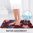 thumbnail image 6 of Bathroom Rugs Sets 3 Piece - American Stars Absorbent Non Slip Bath Mats, U-Shape Toilet Lid Cover, Contour Mat, Soft Washable Shower Mats Bath Rug Mat for Bathroom Tub Toilet, 6 of 7