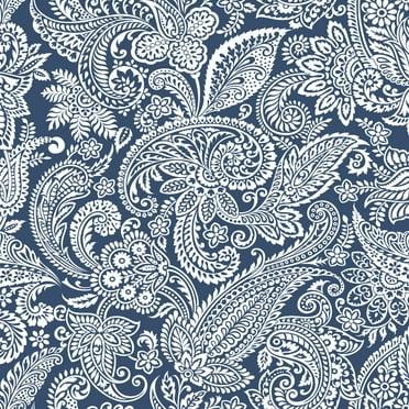 Waverly Inspirations 45" 100% Cotton Sewing & Craft Fabric By the Yard, Navy