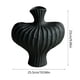 thumbnail image 3 of Botellas Decorativas De Plástico 1 Piezas 10.04x9.06x3.15" Jarrón plástico imitado vidriado en negro para arreglos florales en el salón, armario de televisión o decoración de flores secas JASKFLY, 3 of 8