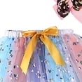thumbnail image 3 of Kogui Tutu Skirt Girls Girls Ruffle Sparkle Skirt Shiny Dance Scooter Skirt Tutu Skirt 5T 8T (Purple,5-8 Years), 3 of 3