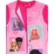 thumbnail image 3 of Pijama onesie Barbie de forro polar rosa para niñas, de 3 a 10 años, 3 of 7